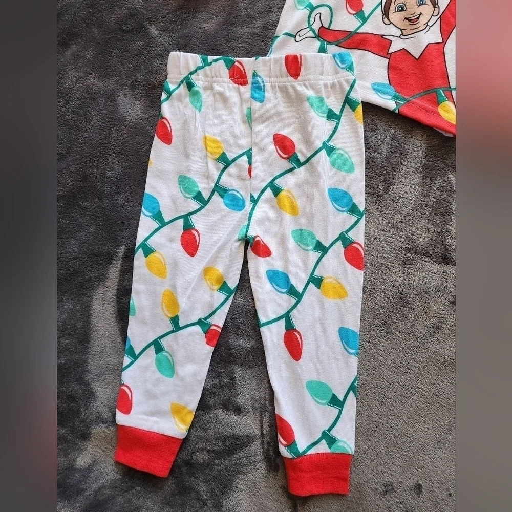 NWT original elf on the shelf Christmas Toddler boy/ girl Snug Fit Pajama Set